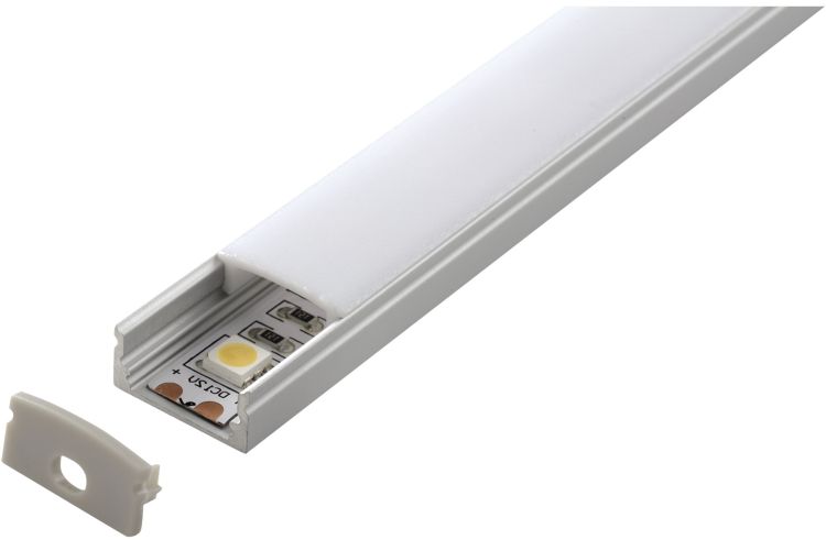 Artecta Profile led Aluminum + 2 covers + endcaps