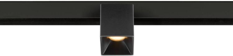 SLV FIXT-IT!, 48V, DALI, eckig, Surface mounted track, Spot, 2000-3000K, 7.4 W, 36°, schwarz