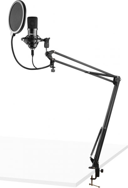 Vonyx CMS300B Studio-Mikrofon-Set USB Schwarz
