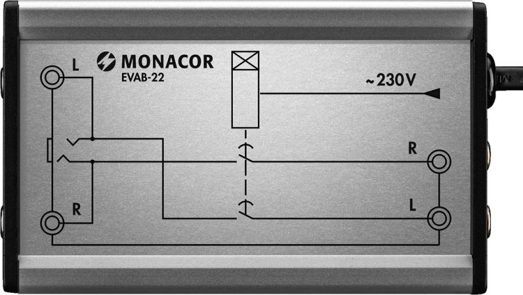 MONACOR EVAB-22 Audiosignal-Einschaltverzögerung