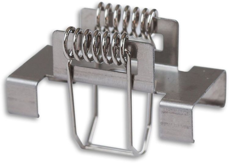 ISOLED Montageklammer Z62 Einbau für SURF12 BORDERLESS FLAT, silber