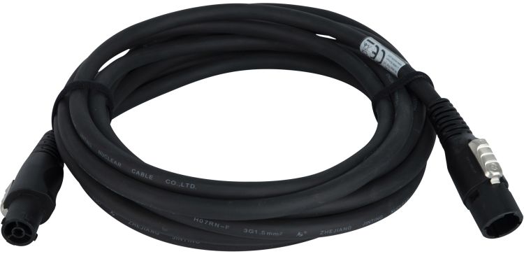 Powercable Neutrik Powercon True1 M/F 5m 3x 1,5mm2