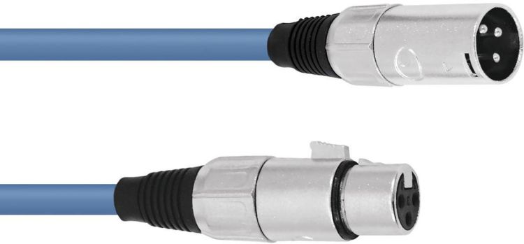 OMNITRONIC XLR Kabel 3pol 3m bl