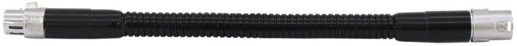 OMNITRONIC Schwanenhals schwarz XLR/XLR, 47cm