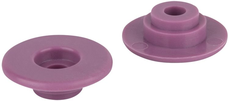 WENTEX CURTFIX® Farbiger Ring für Vorhangklemme, violett, 50er-Set – violett
