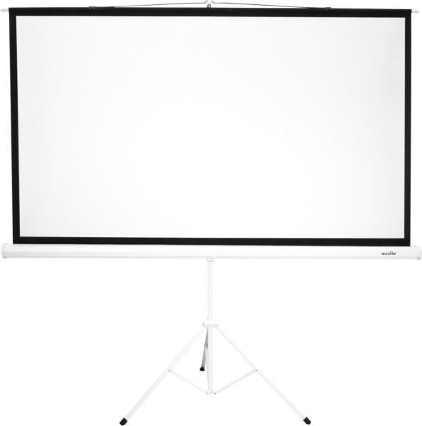 EUROLITE Projektionsleinwand 16:9 2x1,125m mit Stativ