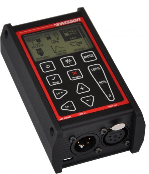 Swisson RDM Controller XMT-350, Set
incl. Nylon Tasche + 2 x XLR-Adapter