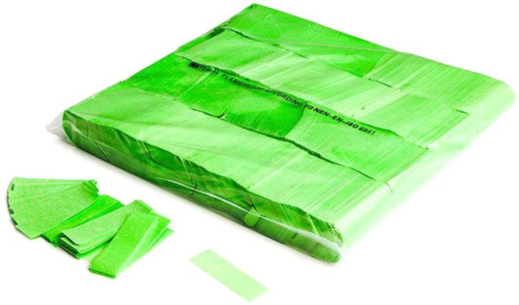 Magic FX Slowfall UV Konfetti 55x17mm - Fluo Grün 1kg