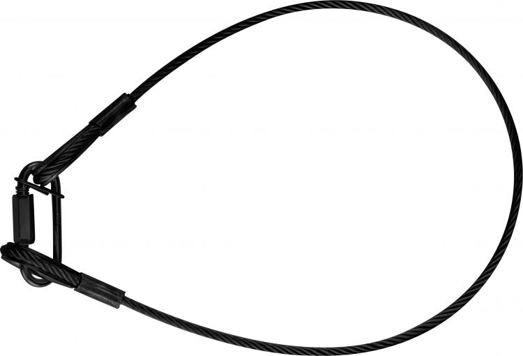 Riggatec Sicherungsseil, Safety 60 cm x 8 mm bis 40 kg schwarz