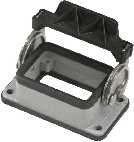 6 Pole Chassis Open Bottom Grey with Clips