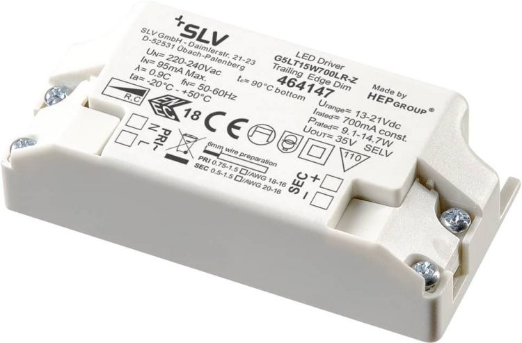 SLV LED Treiber, 14,7W 700mA dimmbar