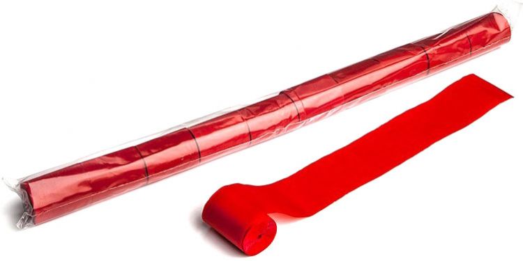 Magic FX Stadium Streamer 20m x 5cm - Rot