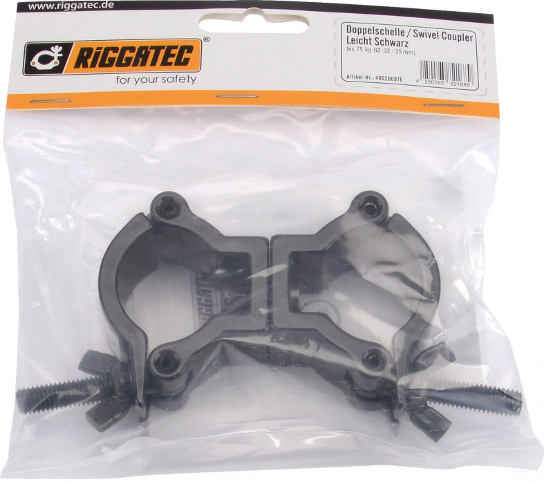 Pince De Fixation Riggatec Smart Hook Slim - Charge 75 Kg, Pour Tubes 32-35mm