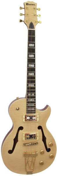 DIMAVERY LP-600 E-Gitarre, natur Ahorn -B-Stock-