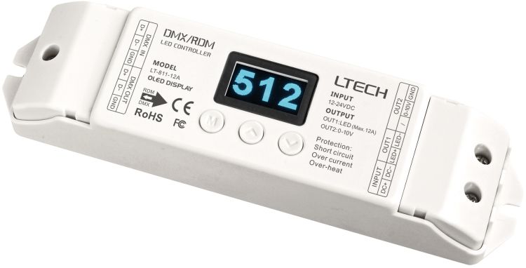 LTECH DMX LED-Treiber 1x 12A