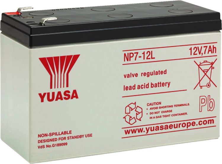 YUASA NPA-12/7-1 Blei-Akkumulator, 12 V,7,0 Ah