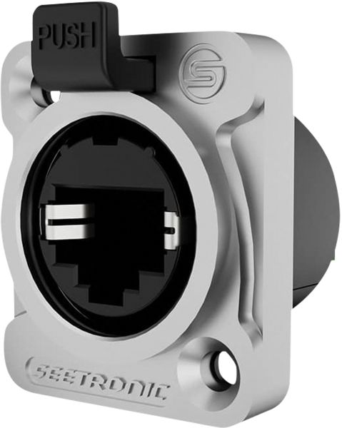 SEETRONIC RJ45-Chassis-Steckdose mit Verriegelung – IP65