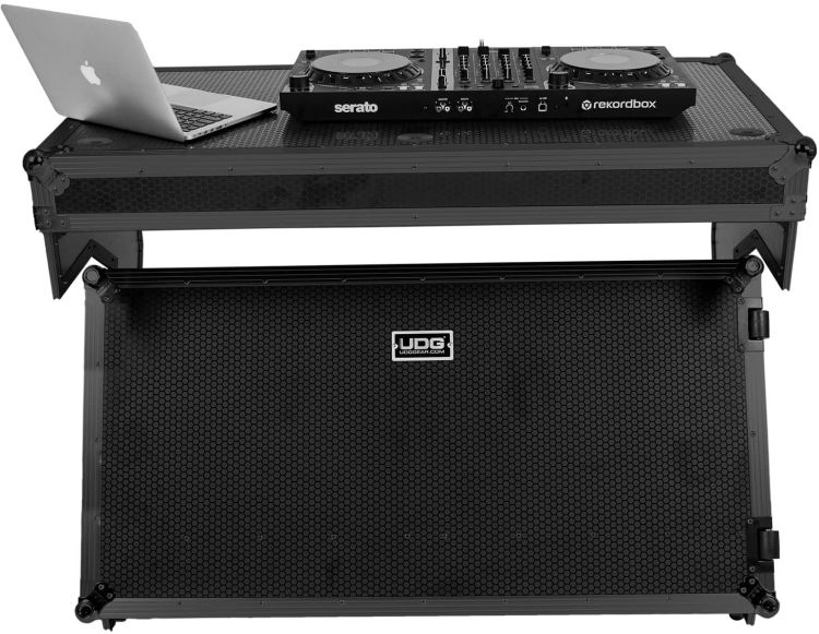 UDG Ultimate Flight Case Portable Z-Style DJ-Tisch Plus (Rollen) Schwarz
