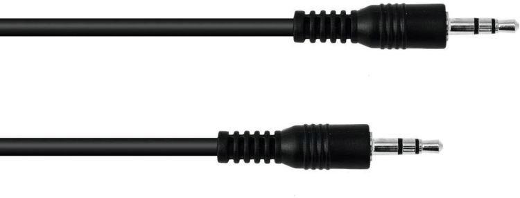OMNITRONIC Klinkenkabel 3,5 stereo 3m sw