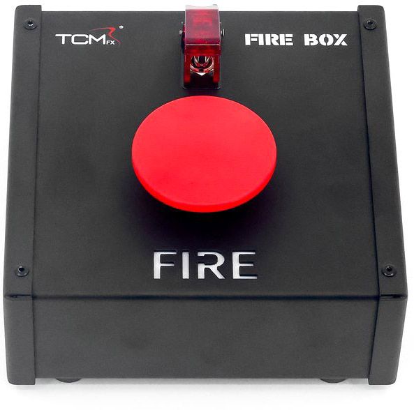 TCM FX Fire Box, Roter Auslöseknopf für elektrische Abschusseinheiten