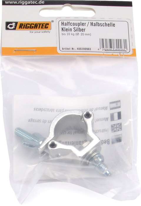 Riggatec Selflock Haken Mini Schwarz bis 75kg (32 - 35mm) - günstig bei LTT
