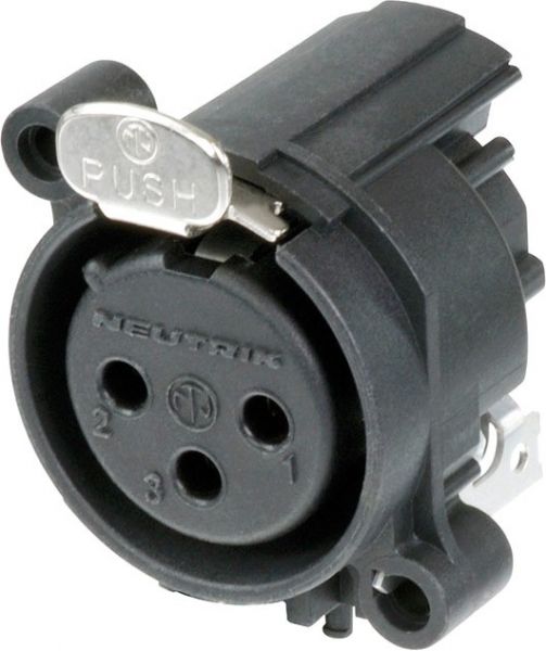 Neutrik 3 Pole Female XLR Buchse - Horizontale Leiterplattenmontage