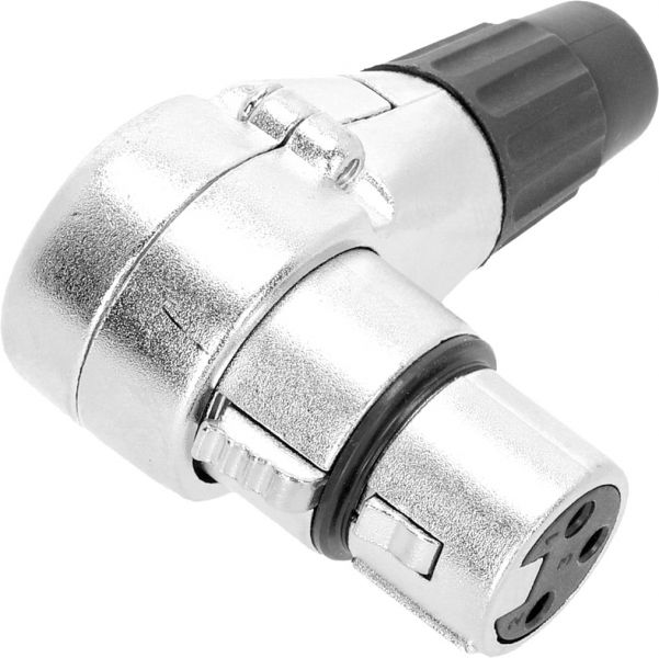 Adam Hall Connectors 4 STAR C XF3 A - XLR Stecker 3-Pol female gewinkelt