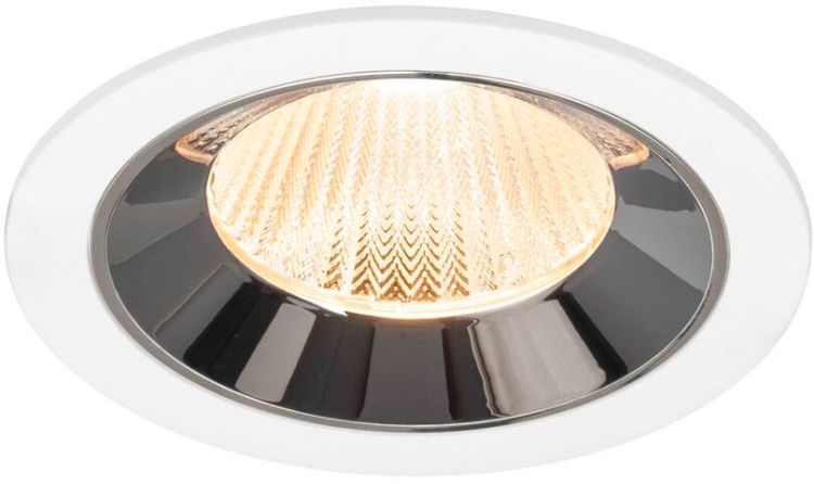 SLV NUMINOS® L, Deckeneinbauleuchte weiß/chrom 2700 K 40°