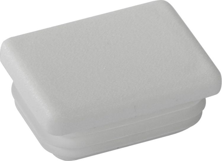 Riggatec Endkappe signalweiß für 40 x 30 x 1-3 mm Rohr Vierkant