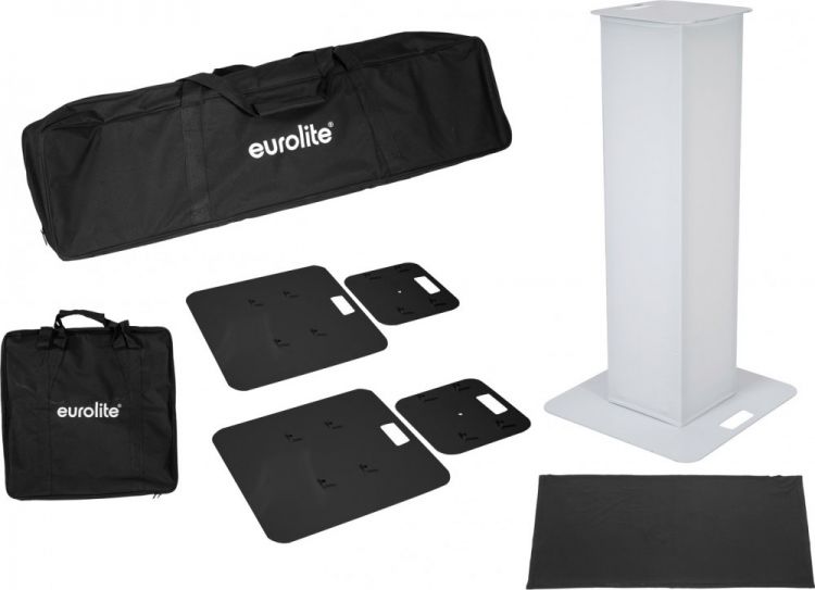 EUROLITE 2x Stage Stand 100cm inkl. Cover und Tasche, schwarz