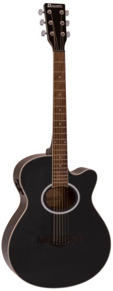 DIMAVERY AW-400 Westerngitarre, schwarz