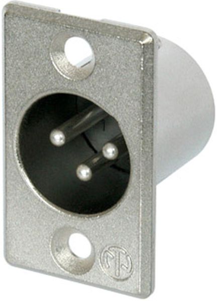 Neutrik NC 3 MP XLR Einbaubuchse male