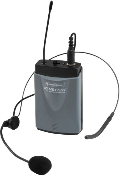OMNITRONIC WAMS-65BT Taschensender inkl. Headset