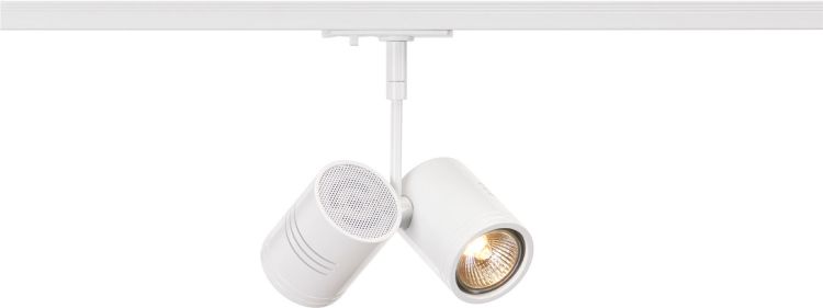 SLV BIMA II Leuchtenkopf, weiss, GU10, 2x50W max., inkl. 1P.-Adapter -B-Stock-