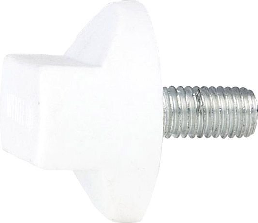 Rotary knob M10x20 (upright) - white