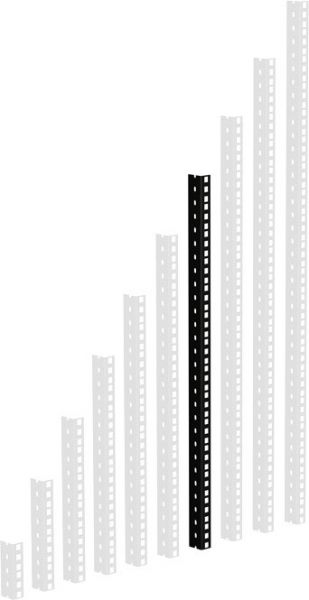 Adam Hall 19" Parts 61535 B 14 HD Rackschiene schwarz 14 HE