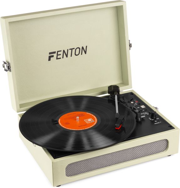 Fenton RP118C Plattenspieler Aktentasche mit BT in/out