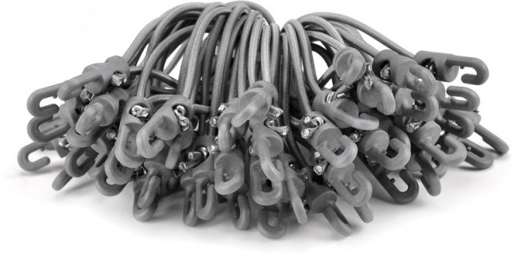 Riggatec Spannfix 4mm silbergrau 13cm 50 Stk.