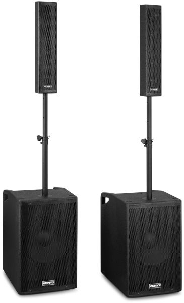 Vonyx VX1080BT Aktivlautsprecher-Set 2.2