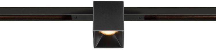 SLV FIXT-IT!, 48V, DALI, eckig, Standard track, Spot, 2000-3000K, 7.4 W, 36°, schwarz / schwarz