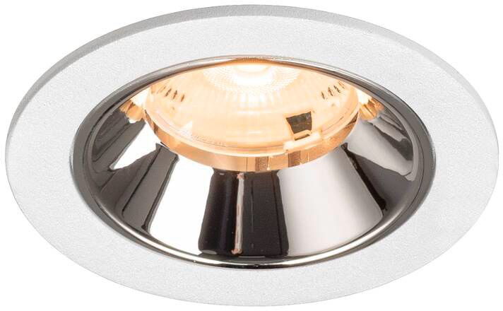 SLV NUMINOS® S, Deckeneinbauleuchte weiß/chrom 2700 K 20°