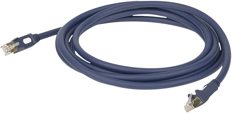 DAP FL55 - CAT-5 Kabel 15 m matt Blau