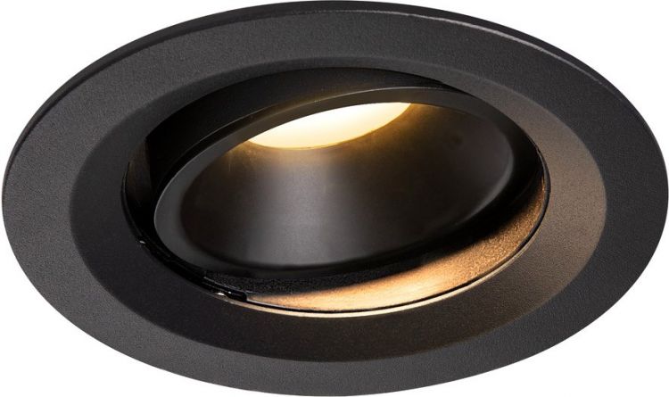 SLV NUMINOS® MOVE DL M, Indoor, luminaria empotrada de techo led negro/negro 3000 K 40 °