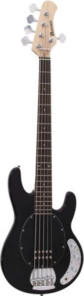 DIMAVERY MM-505 E-Bass, 5-saitig, schwarz