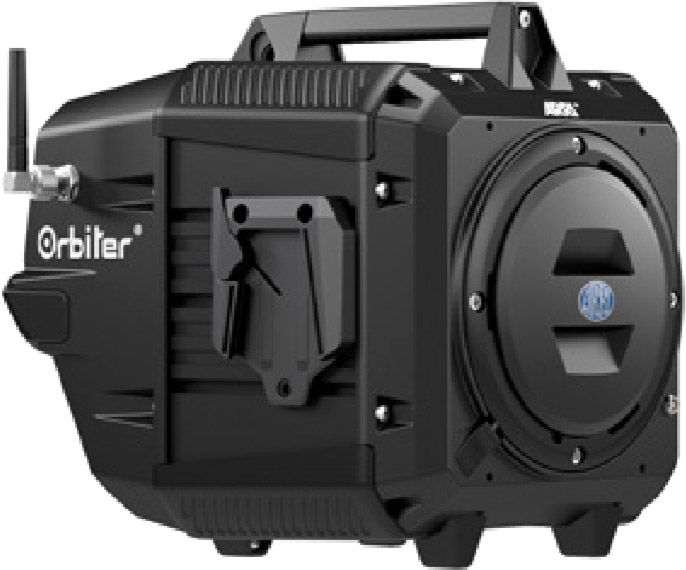 ARRI Orbiter BASIC VERSION, schwarz ohne Optik, Control Panel und Bügel