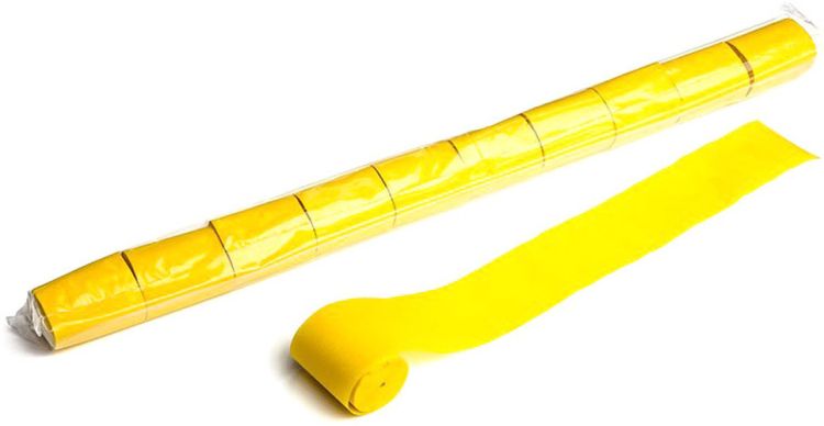 Magic FX Stadium Streamer 20m x 5cm - Gelb