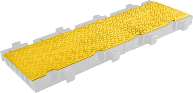 Defender MIDI 5 2D & 3 2D LID | YELLOW - Ersatzdeckel MIDI 5 2D & 3 2D | Mittelteil