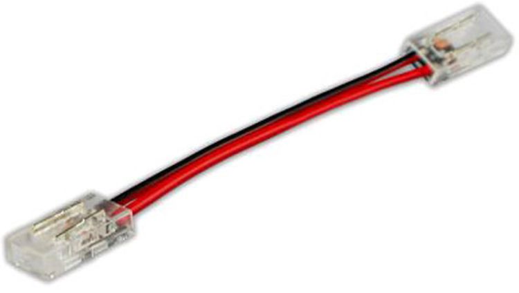 ISOLED Clip-Verbinder mit Kabel Universal (max. 5A) für alle 2-pol. IP20 Flexstripes mit Breite 6mm
