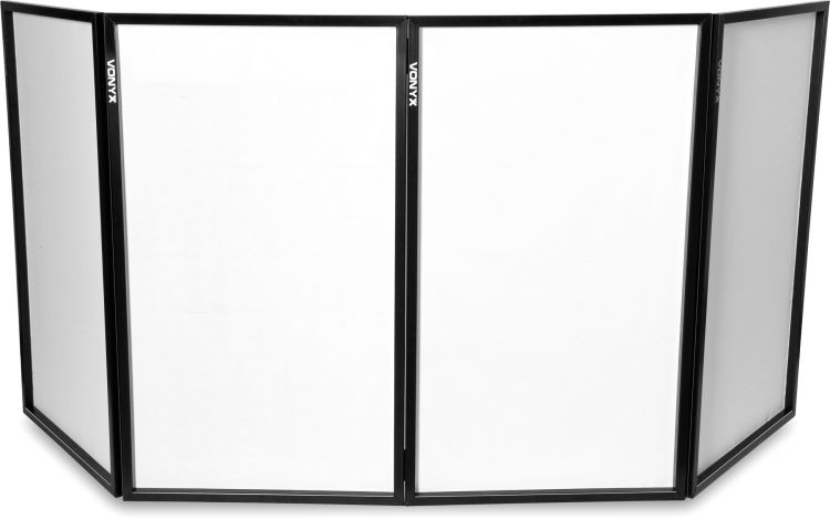 Vonyx DB2 Faltbare DJ Leinwand 120 x 70 Weiß (4 Panels)