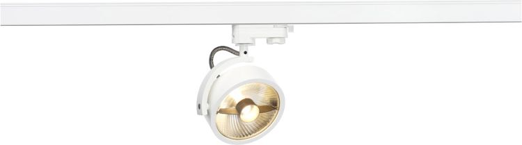 SLV KALU TRACK QPAR111 Leuchten- kopf, weiss, inkl. 3P.-Adapter -B-Stock-